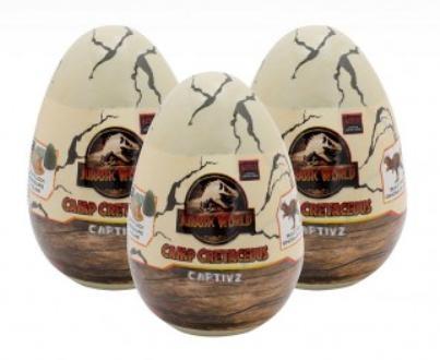 JURASSIC WORLD NUOVE AVVENTURE SLIME EGG 3 PACK