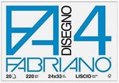 FABRIANO - BLOCCO 20 FOGLI DA DISEGNO - LISCIO
