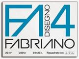 FABRIANO - BLOCCO 20 FOGLI DA DISEGNO - RIQUADRATO