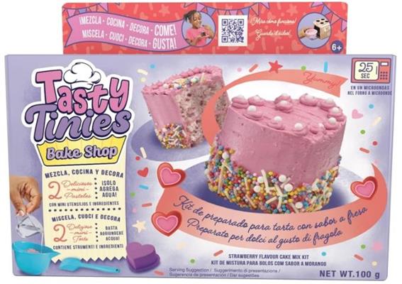 TASTY TINIES-KIT DA CUCINA PER TORTA ALLA FRAGOLA
