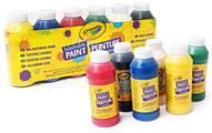 CRAYOLA - TEMPERE LAVABILI, CONFEZIONE DA 6 BOTTIGLIETTE