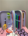 ASTUCCIO 3 ZIP CON CORREDO HELLO KITTY