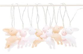 [D]HINK - GHIRLANDA LUMINOSA A LED CONIGLIETTI PASTELLO