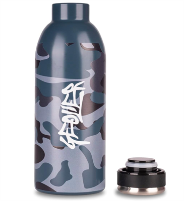 COLOURBOOK - BORRACCIA TERMICA IN ACCIAIO INOX, 500ML, MILITARE