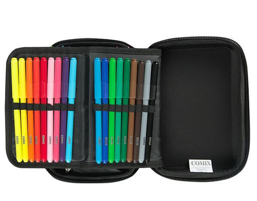 ASTUCCIO COMPLETO MAXI ZIP COMIX CLASSIC ARANCIONE