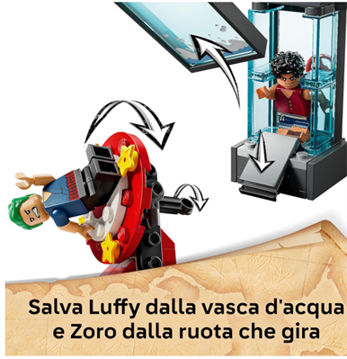 LEGO ONE PIECE LA TENDA DEL CIRCO DI BAGY IL CLOWN