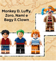 LEGO ONE PIECE LA TENDA DEL CIRCO DI BAGY IL CLOWN
