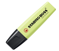 STABILO BOSS FLUORESCENT PASTEL LIME SPARK