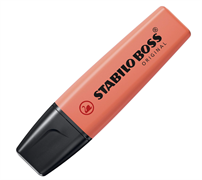 STABILO FLUORESCENT BOSS PASTEL CORAL MELOSO